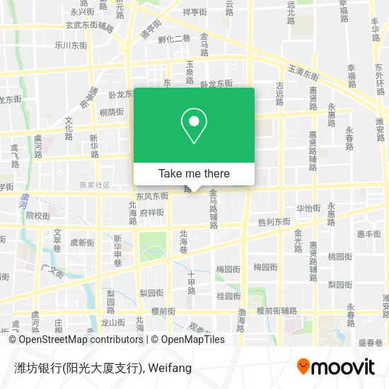 潍坊银行(阳光大厦支行) map