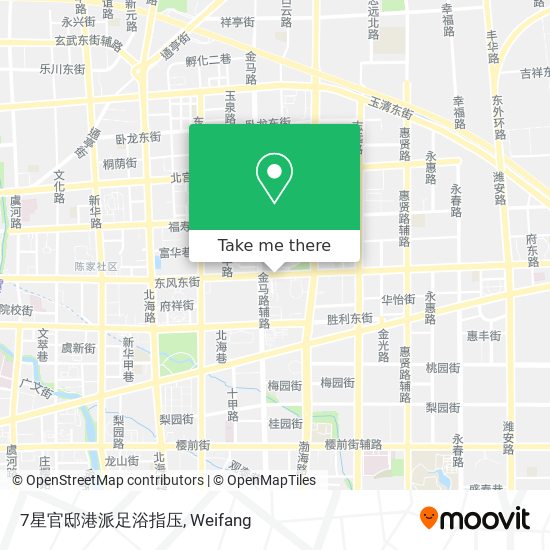 7星官邸港派足浴指压 map