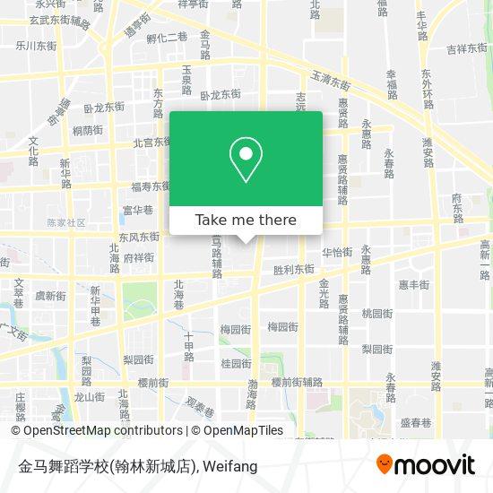 金马舞蹈学校(翰林新城店) map
