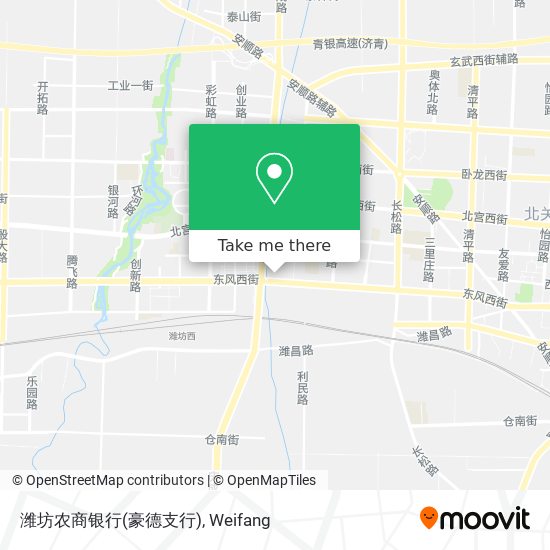 潍坊农商银行(豪德支行) map