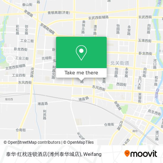 泰华·红枕连锁酒店(潍州泰华城店) map