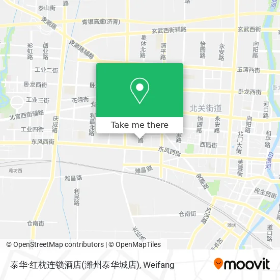 泰华·红枕连锁酒店(潍州泰华城店) map