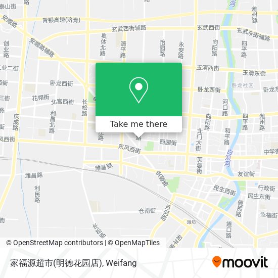 家福源超市(明德花园店) map