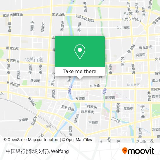 中国银行(潍城支行) map