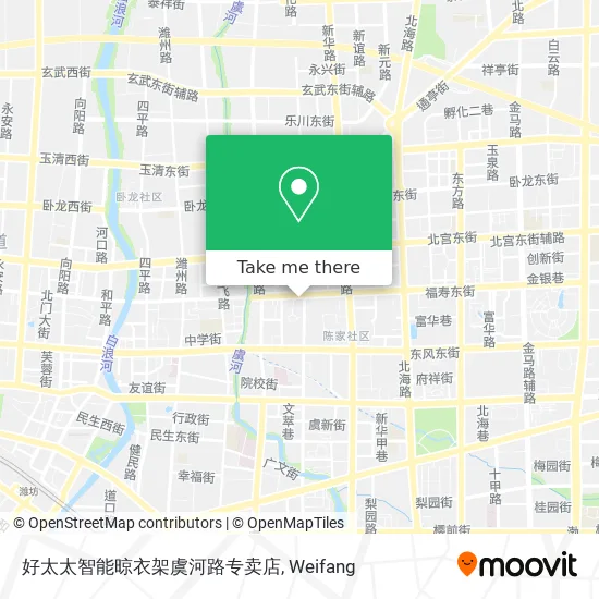 好太太智能晾衣架虞河路专卖店 map