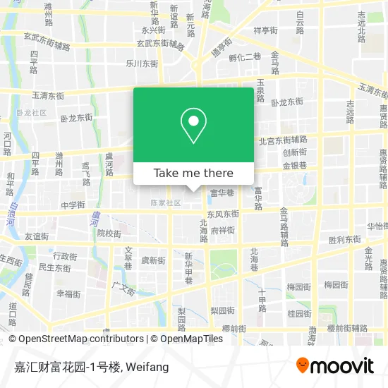 嘉汇财富花园-1号楼 map