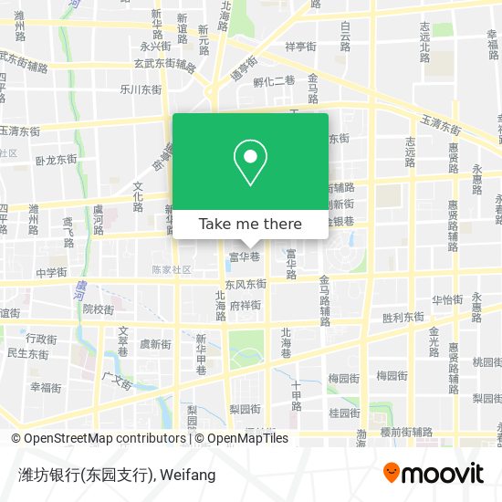 潍坊银行(东园支行) map