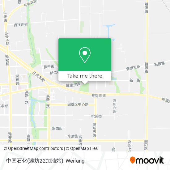 中国石化(潍坊22加油站) map