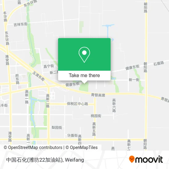 中国石化(潍坊22加油站) map