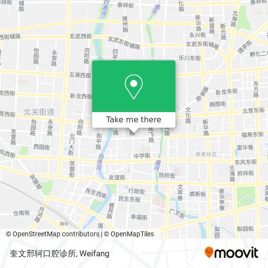 奎文邢轲口腔诊所 map