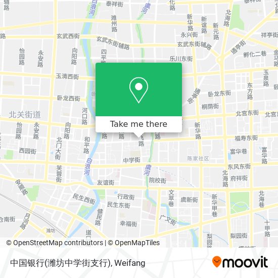 中国银行(潍坊中学街支行) map