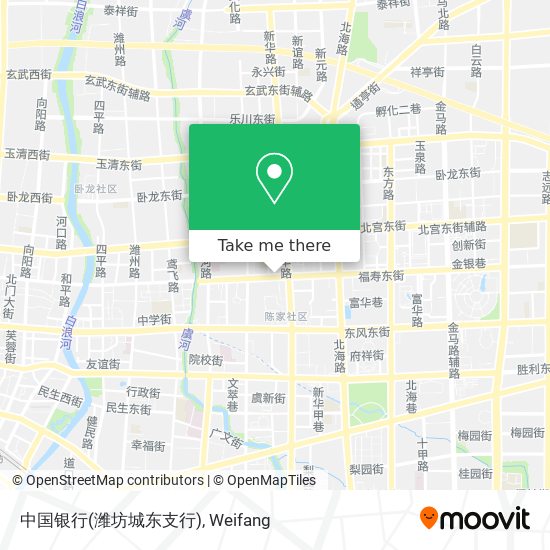 中国银行(潍坊城东支行) map