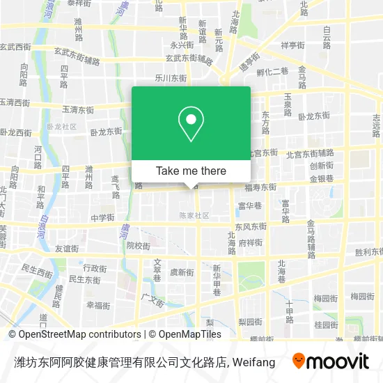 潍坊东阿阿胶健康管理有限公司文化路店 map