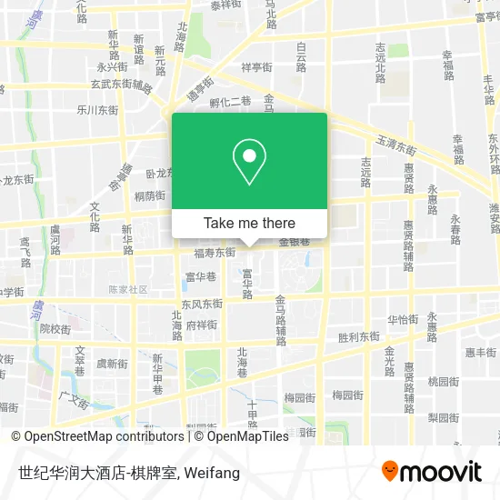 世纪华润大酒店-棋牌室 map
