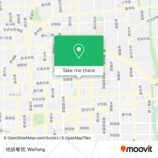 艳丽餐馆 map