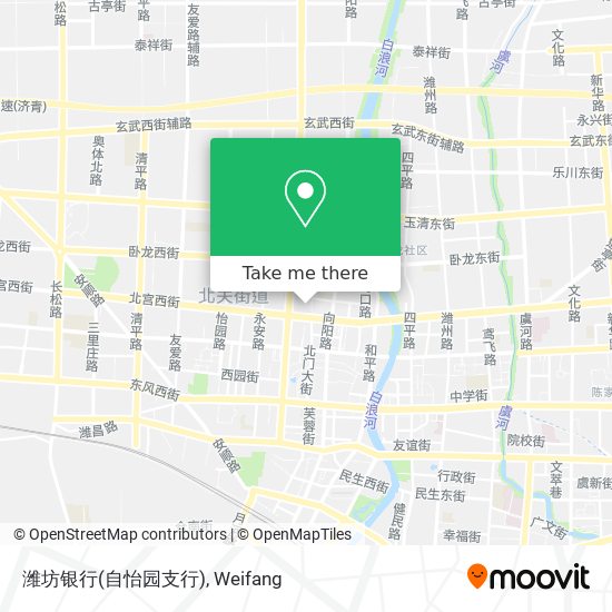 潍坊银行(自怡园支行) map