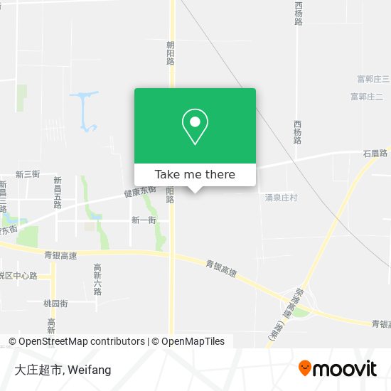大庄超市 map