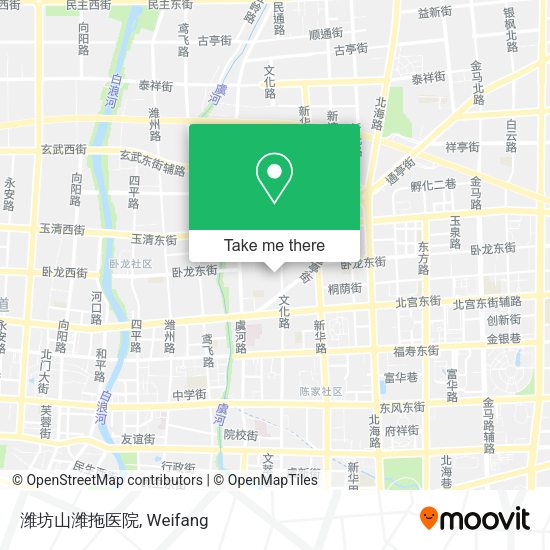 潍坊山潍拖医院 map
