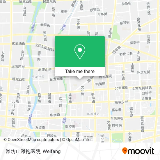 潍坊山潍拖医院 map