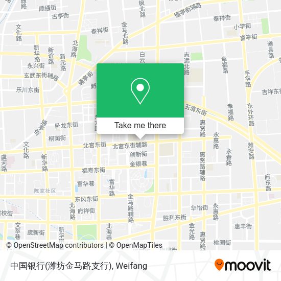 中国银行(潍坊金马路支行) map