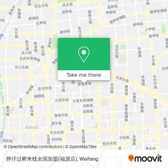 胖仔过桥米线全国加盟(福源店) map