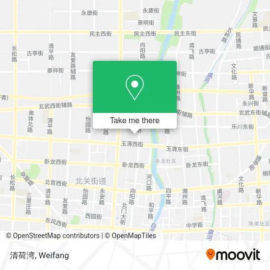 清荷湾 map