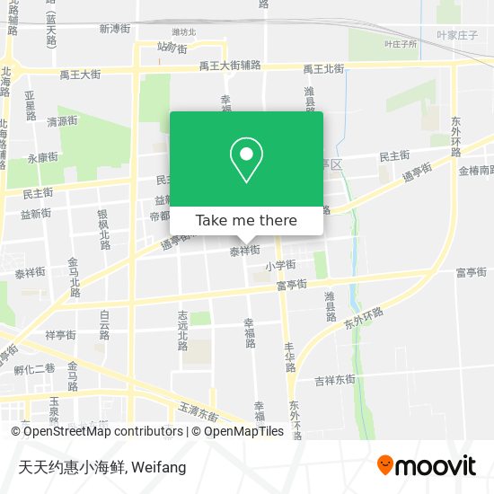 天天约惠小海鲜 map