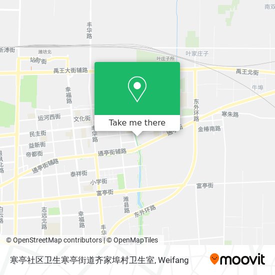 寒亭社区卫生寒亭街道齐家埠村卫生室 map