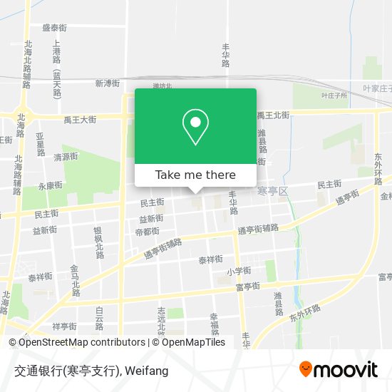 交通银行(寒亭支行) map