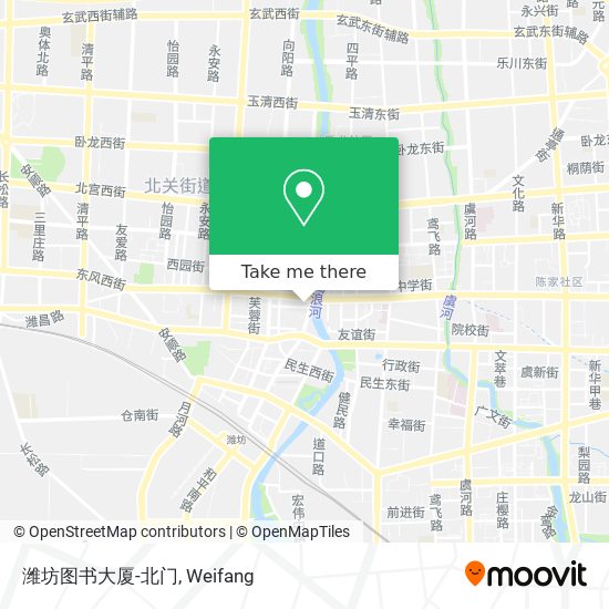 潍坊图书大厦-北门 map