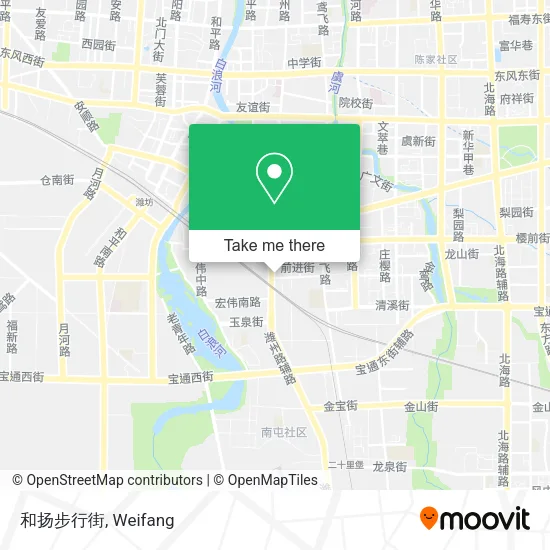 和扬步行街 map