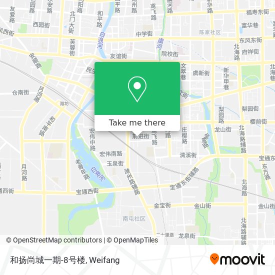 和扬尚城一期-8号楼 map