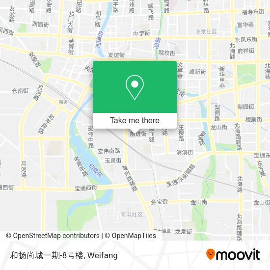 和扬尚城一期-8号楼 map