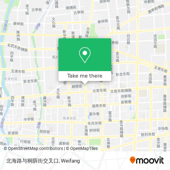北海路与桐荫街交叉口 map