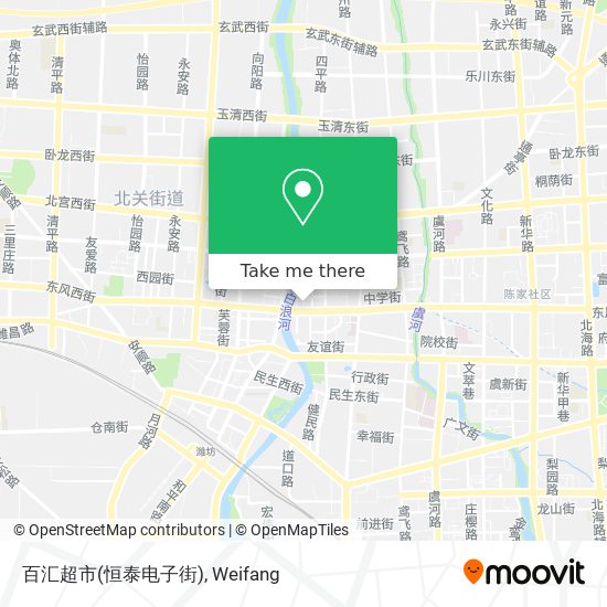 百汇超市(恒泰电子街) map