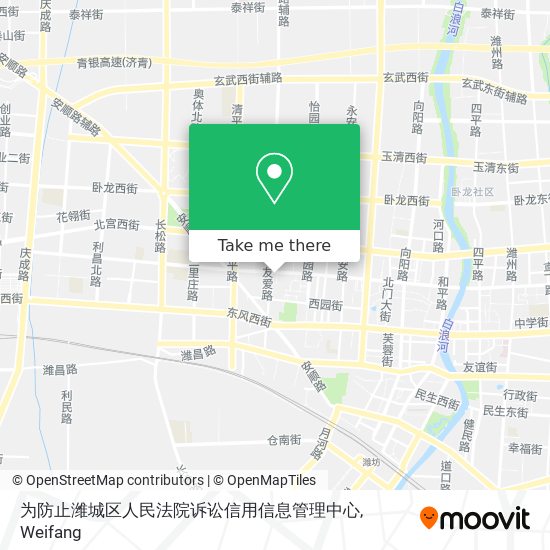 为防止潍城区人民法院诉讼信用信息管理中心 map