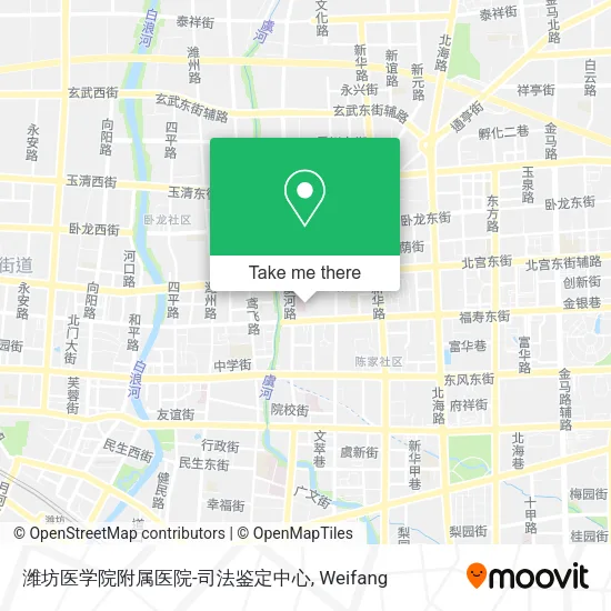 潍坊医学院附属医院-司法鉴定中心 map