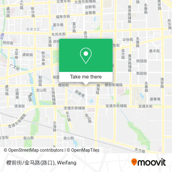 樱前街/金马路(路口) map