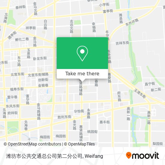 潍坊市公共交通总公司第二分公司 map