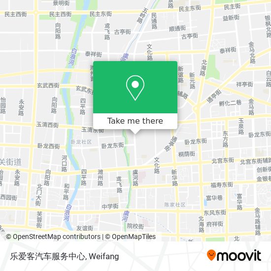 乐爱客汽车服务中心 map