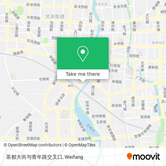 茶都大街与青年路交叉口 map