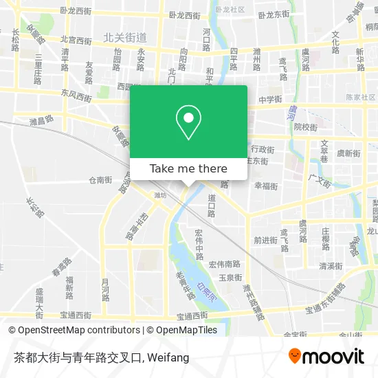 茶都大街与青年路交叉口 map