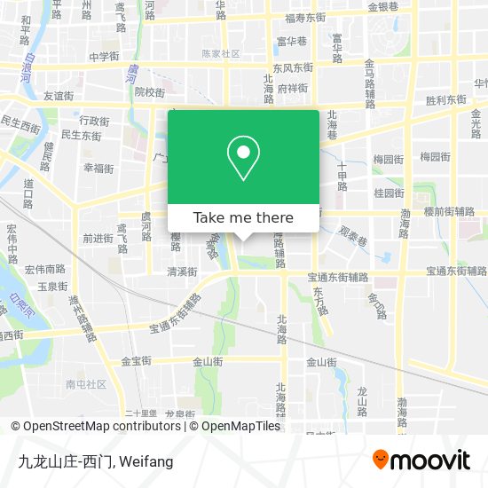 九龙山庄-西门 map