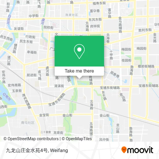 九龙山庄金水苑4号 map