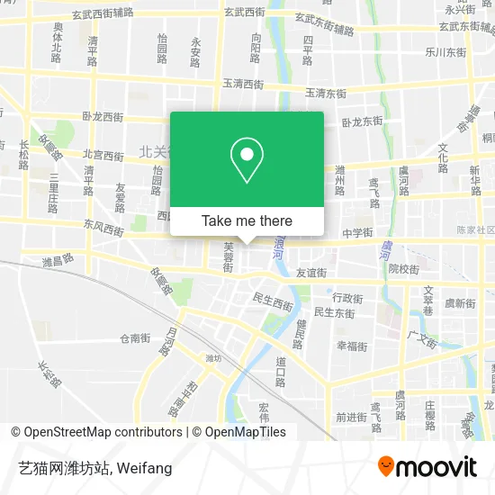 艺猫网潍坊站 map
