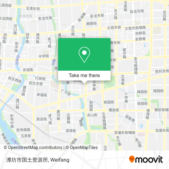 潍坊市国土资源所 map