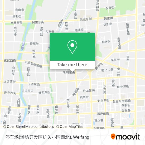 停车场(潍坊开发区机关小区西北) map
