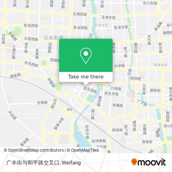 广丰街与和平路交叉口 map