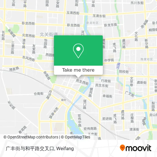 广丰街与和平路交叉口 map