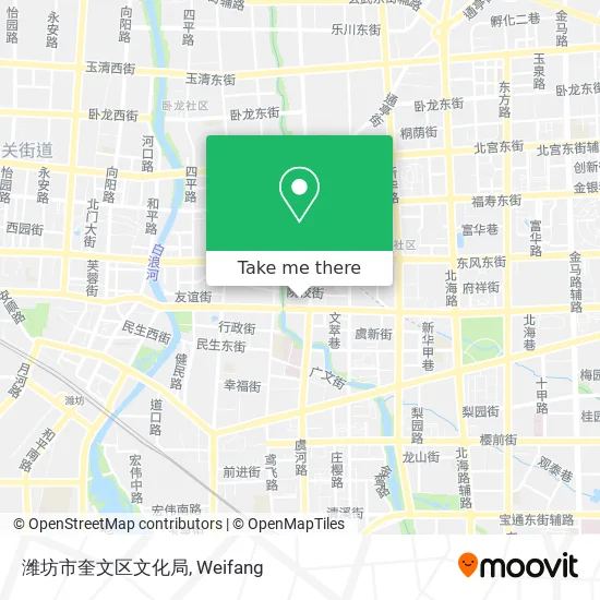 潍坊市奎文区文化局 map